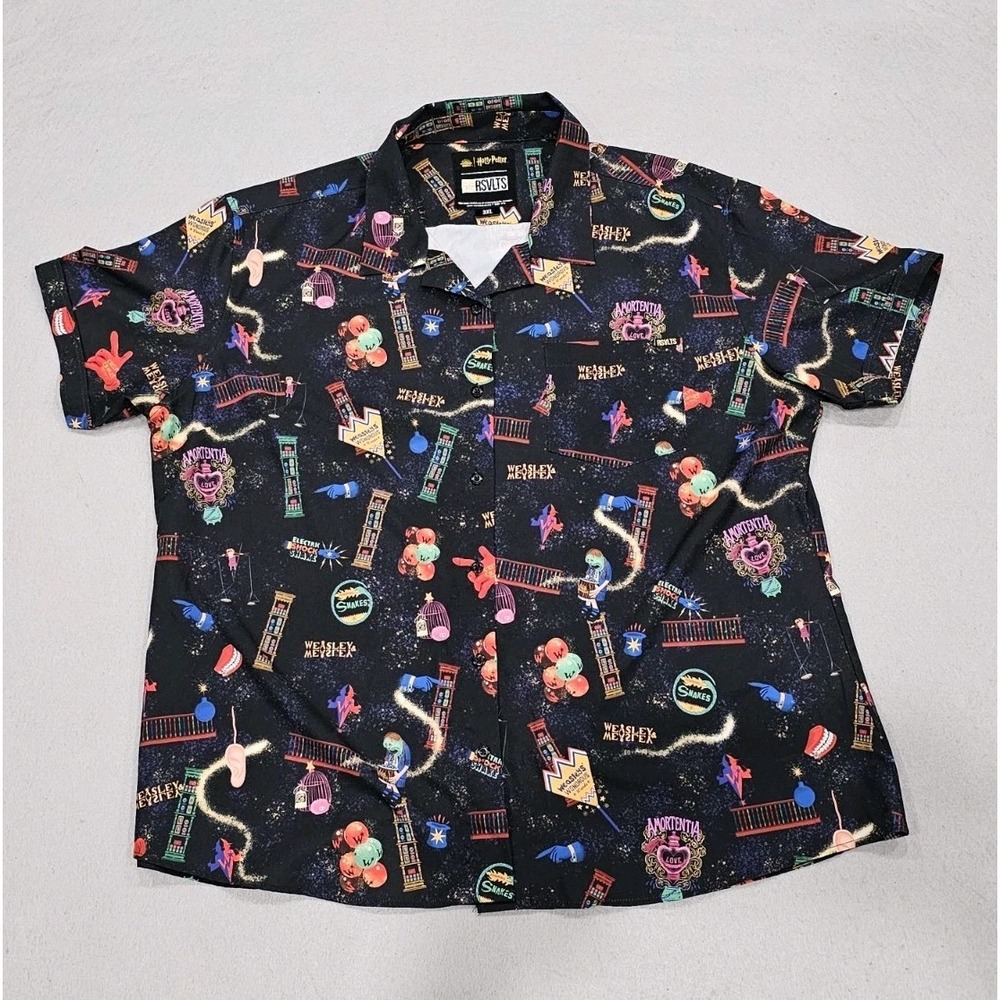 RSVLTS Harry Potter Weasleys' Wizard Wheezes Kunuflex Shirt Women's 3XL